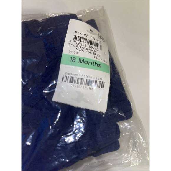 First Impressions Baby Girls' Solid Bermuda Shorts in Navy Blue 18 Months - Picture 3 of 4